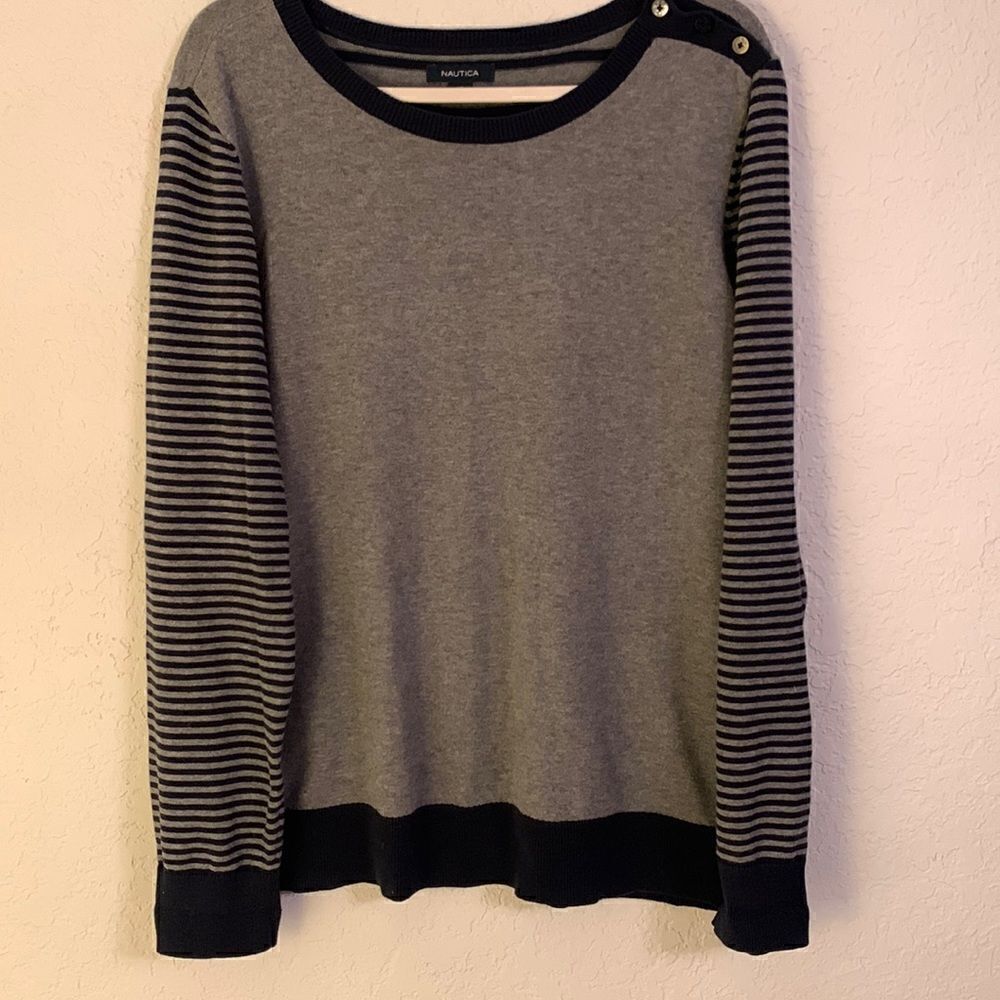 Nautica Men’s Cotton Pullover Sweater. Size XL